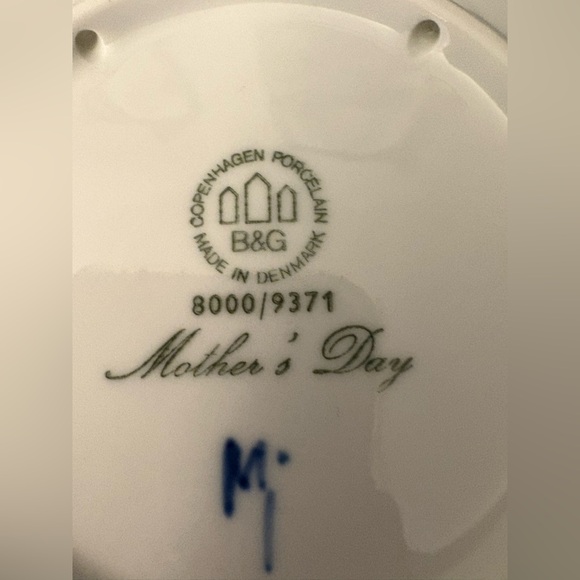 Bing & Grondahl 1971 Mother’s Day Collector Plate Cat/ Kittens - Picture 6 of 8